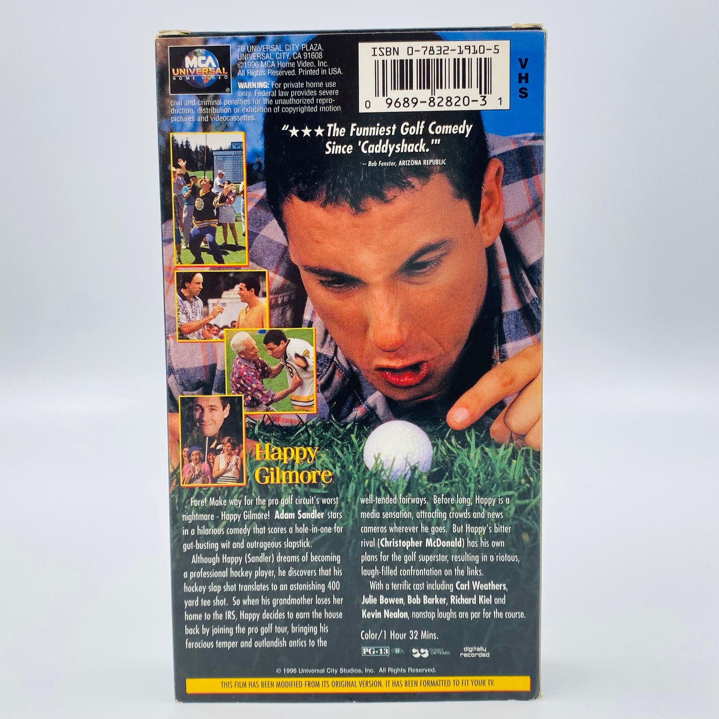 Happy Gilmore VHS tape (1996) MCA/Universal Home Video