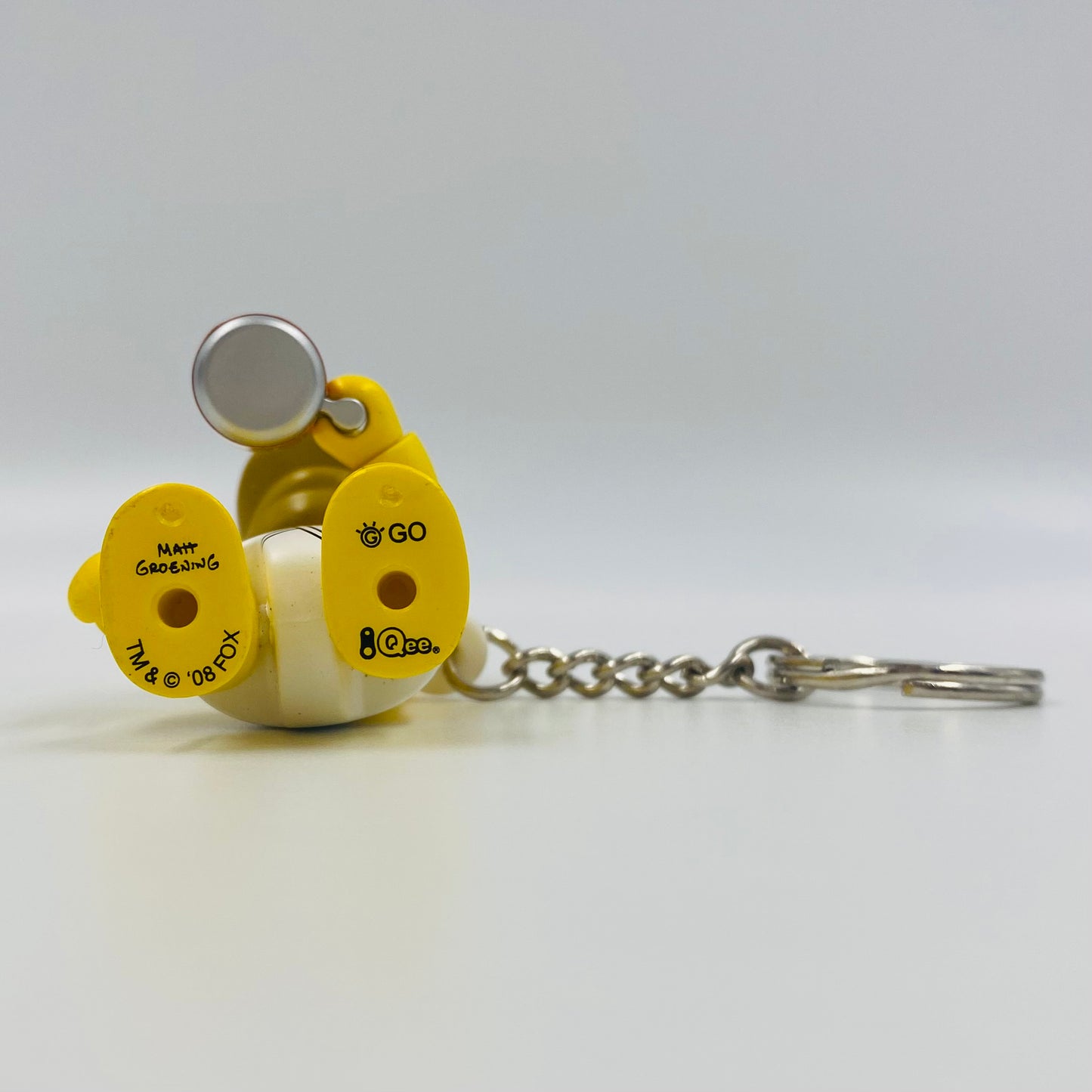 Simpsons Qee Keychain Collection Mania Series Homer 3” mini figure keychain (2008) Toy2R