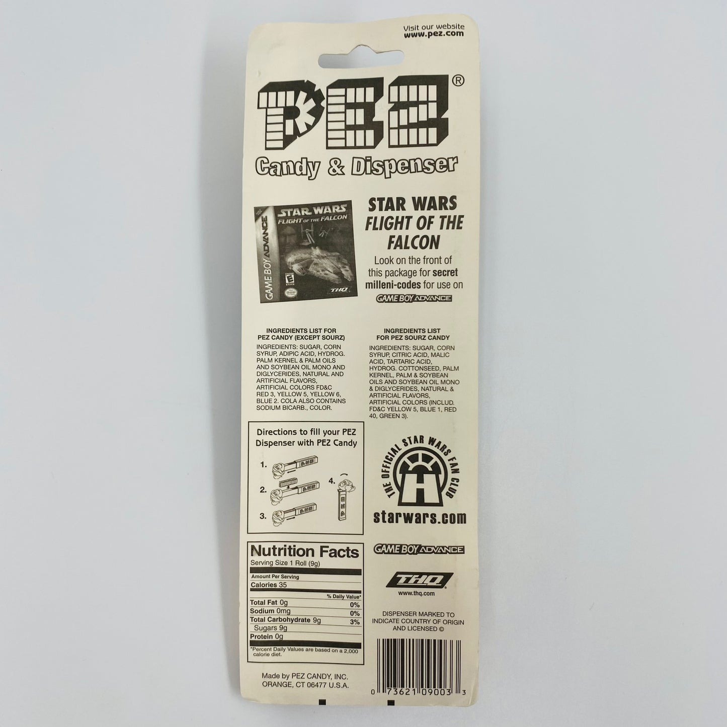 Star Wars Chewbacca PEZ dispenser (2005) carded 5.9 China