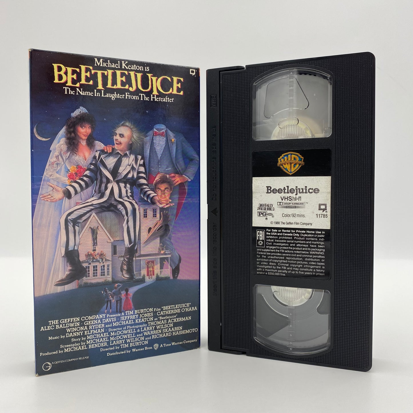 Beetlejuice VHS tape (1991) Warner Home Video