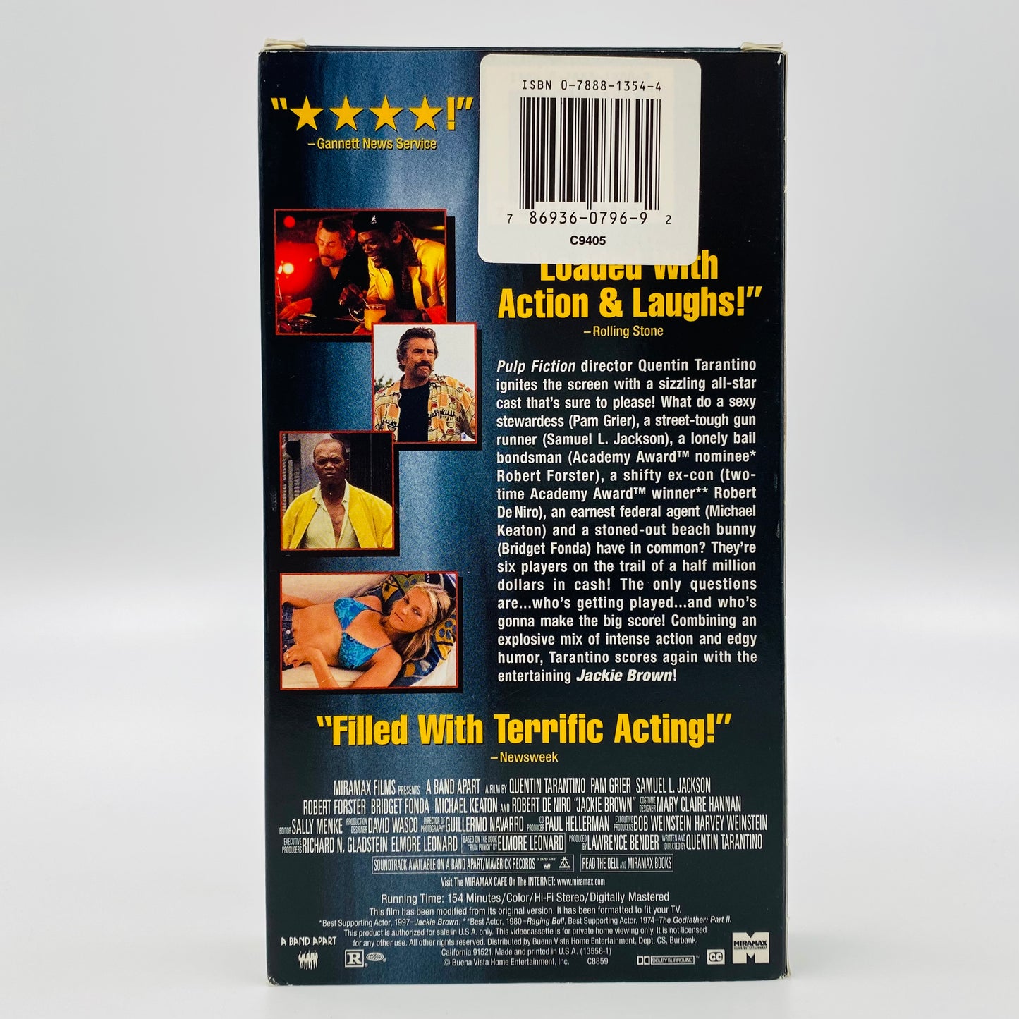 Jackie Brown VHS tape (1998) Miramax