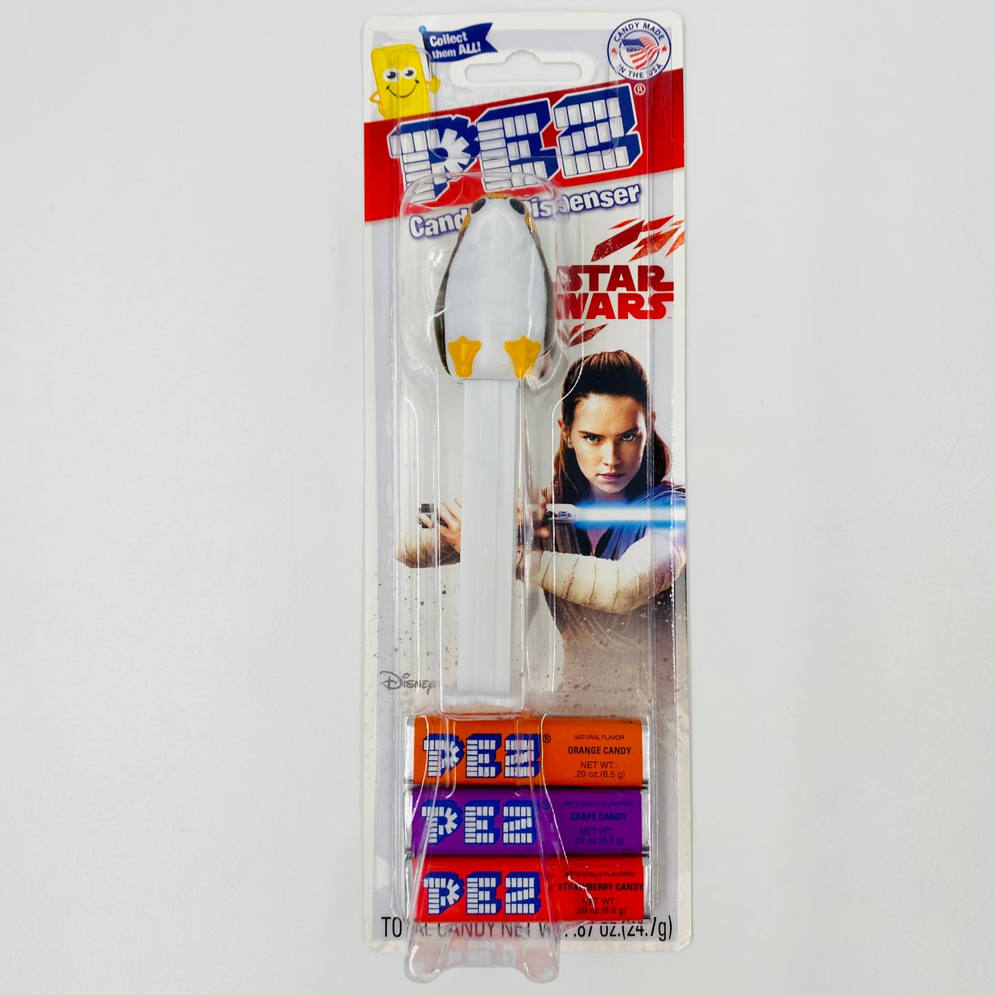Star Wars Porg PEZ dispenser (2017) carded 7.5 China