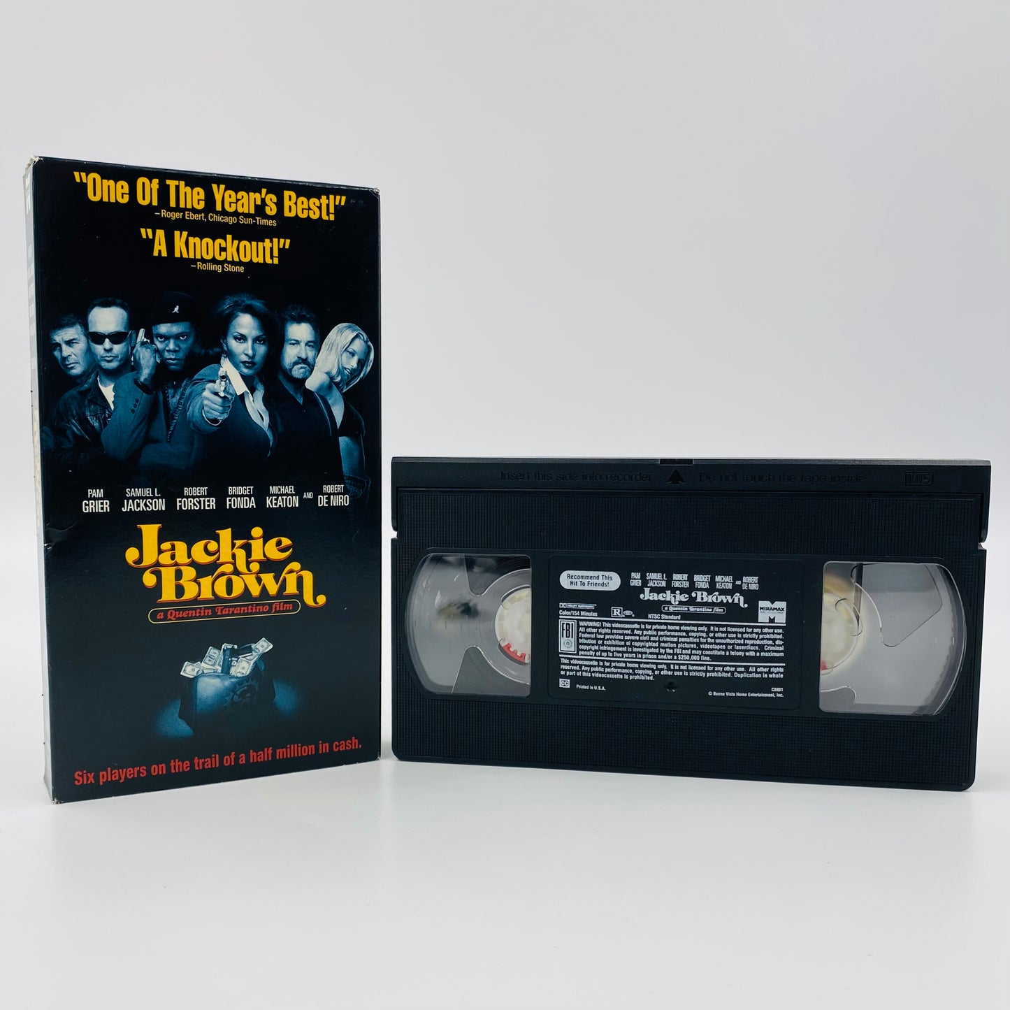 Jackie Brown VHS tape (1998) Miramax