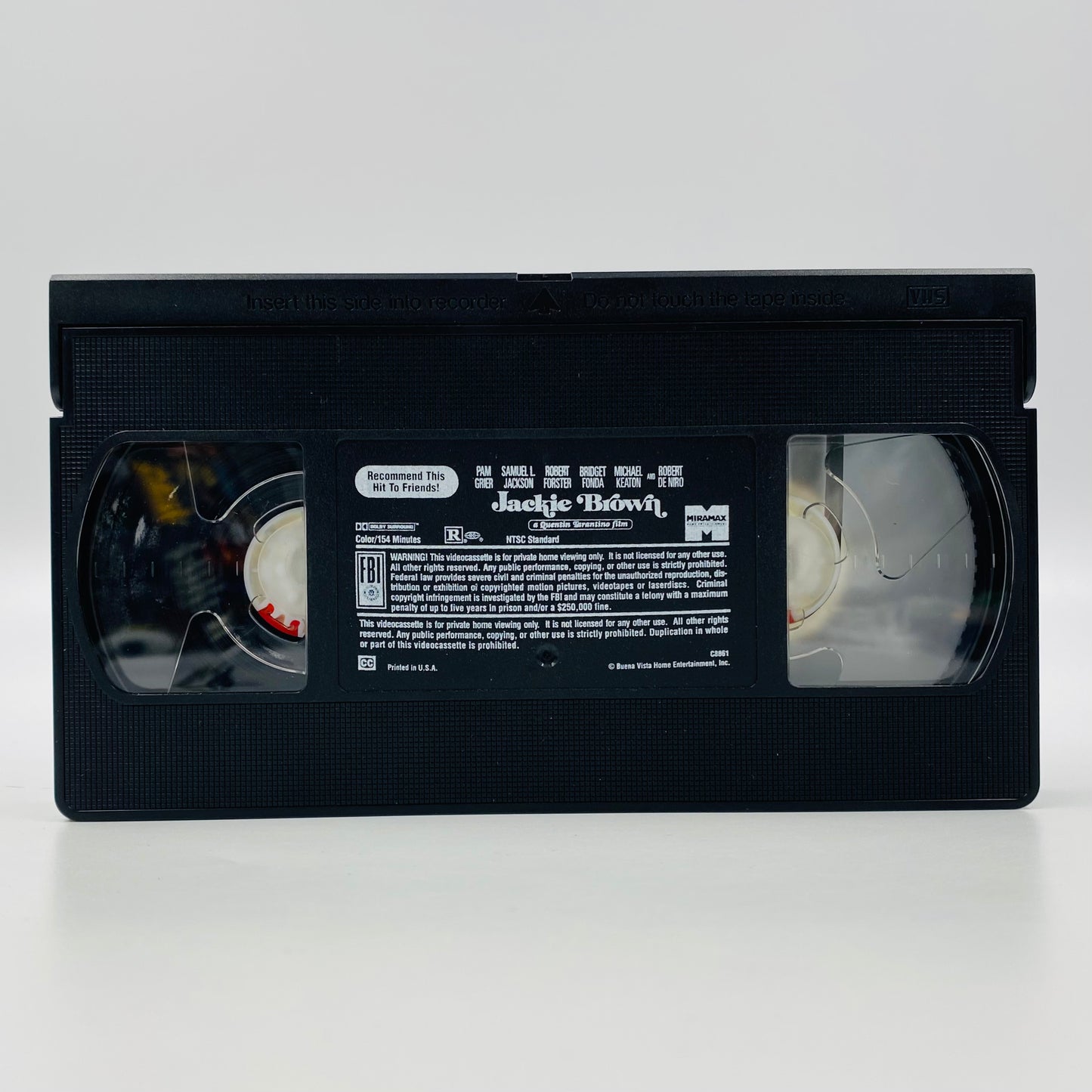 Jackie Brown VHS tape (1998) Miramax