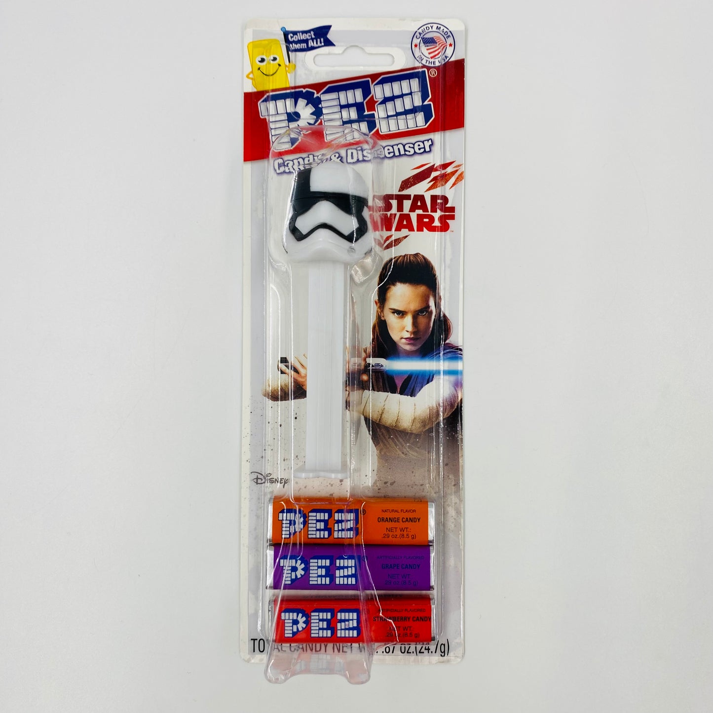 Star Wars First Order Stormtrooper Executioner PEZ dispenser (2017) carded 7.5 China