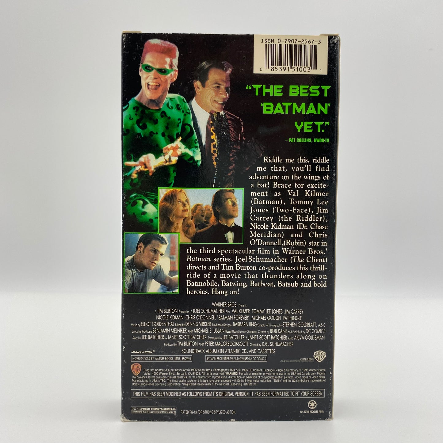 Batman Forever VHS tape (1995) Warner Home Video