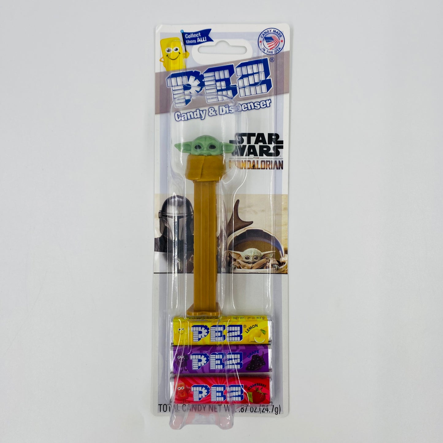 Star Wars The Mandalorian The Child Grogu PEZ dispenser (2020) carded 7.5 China