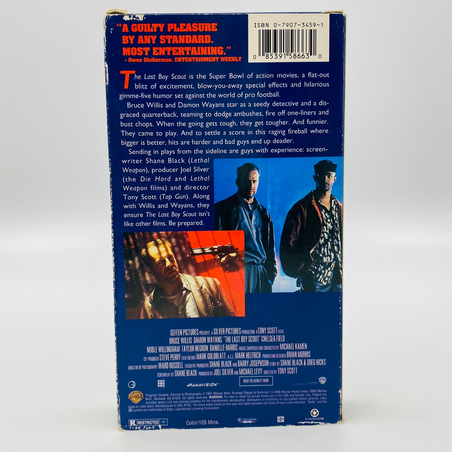 The Last Boy Scout VHS tape (1998) Warner Home Video