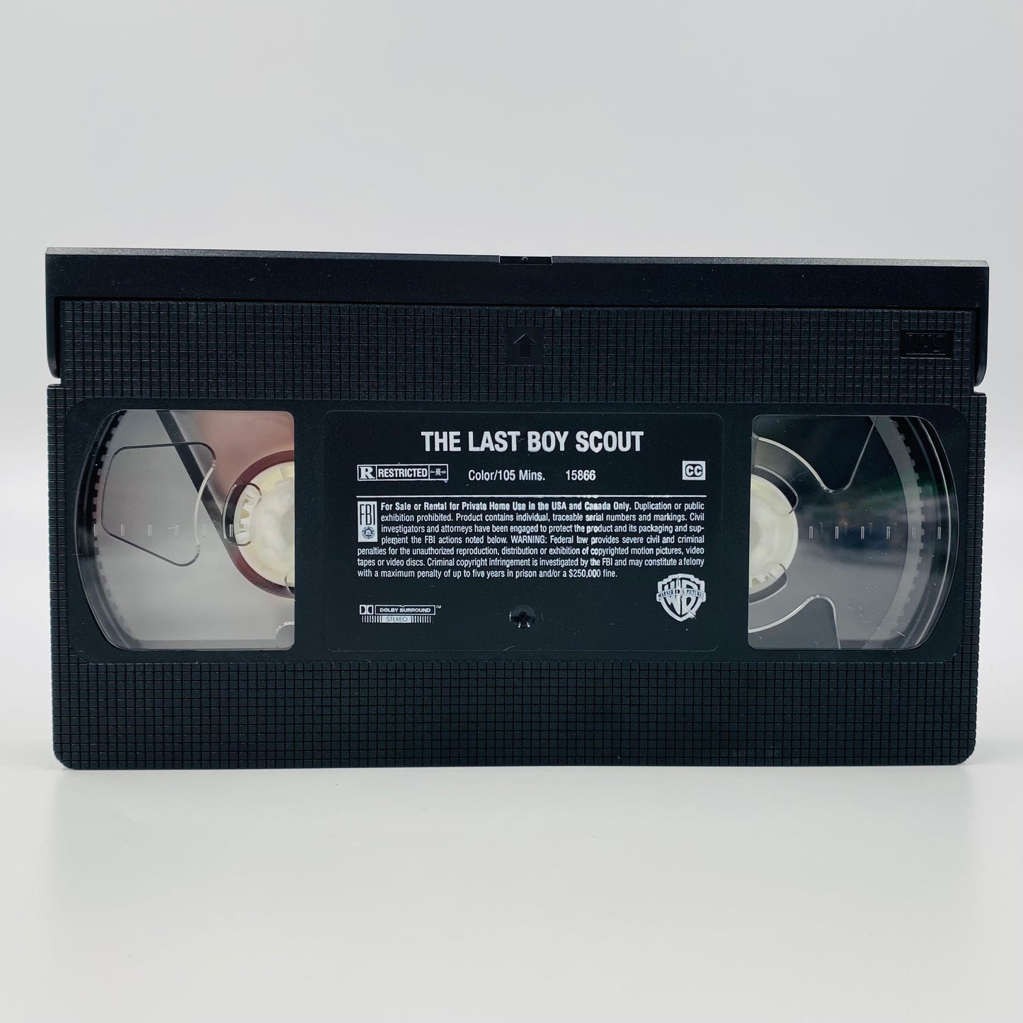 The Last Boy Scout VHS tape (1998) Warner Home Video