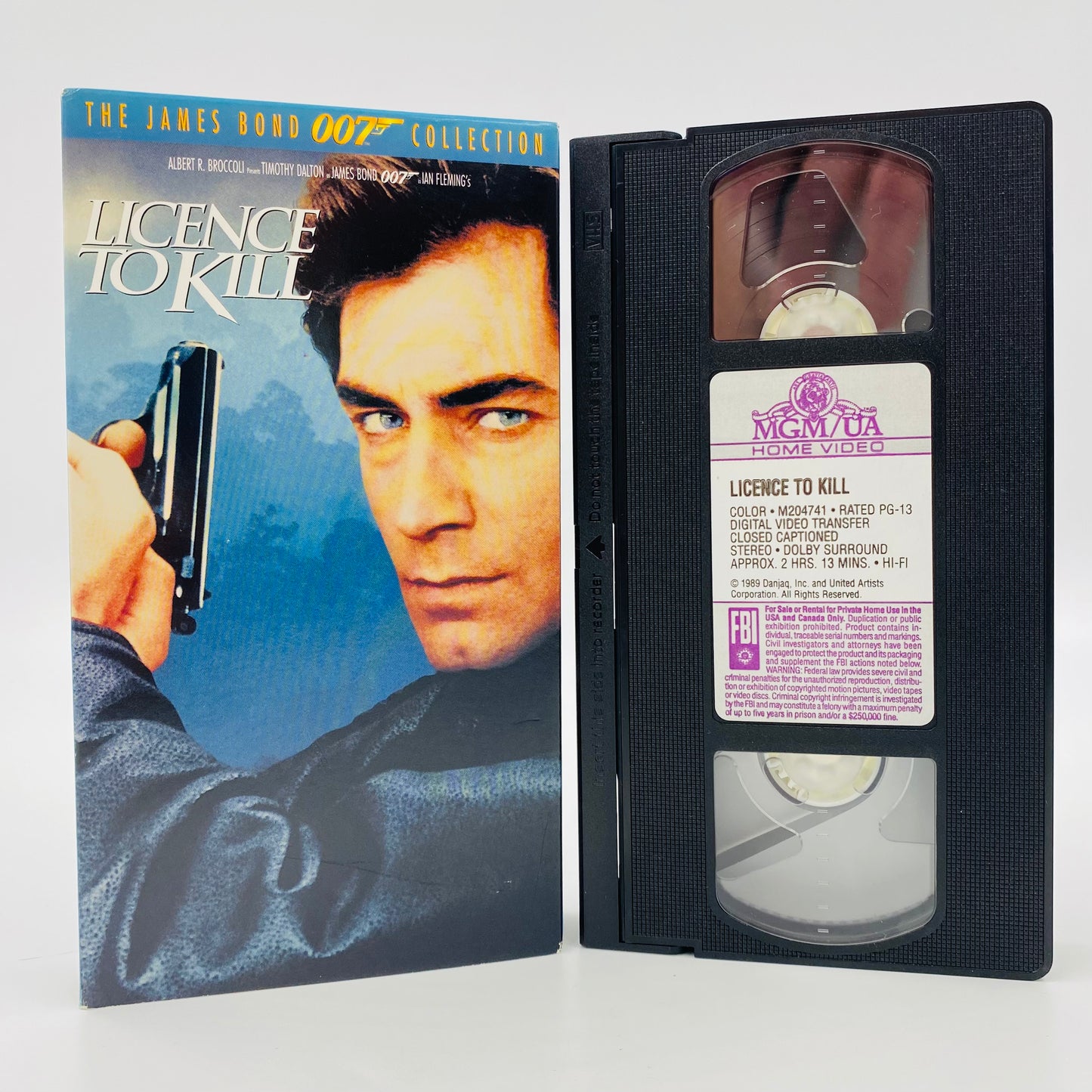 The James Bond 007 Collection Licence to Kill VHS tape (1996) MGM/UA Home Video