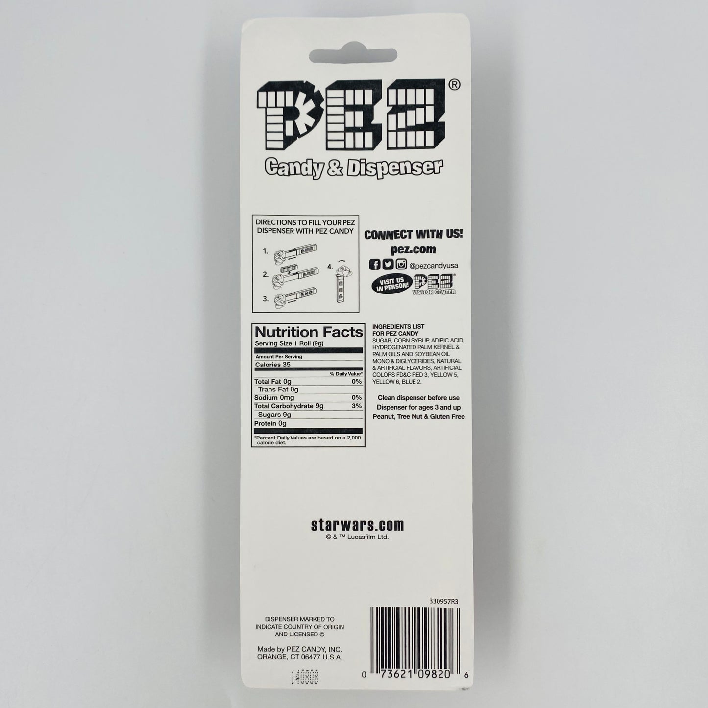 Star Wars Rey PEZ dispenser (2017) carded 7.5 China