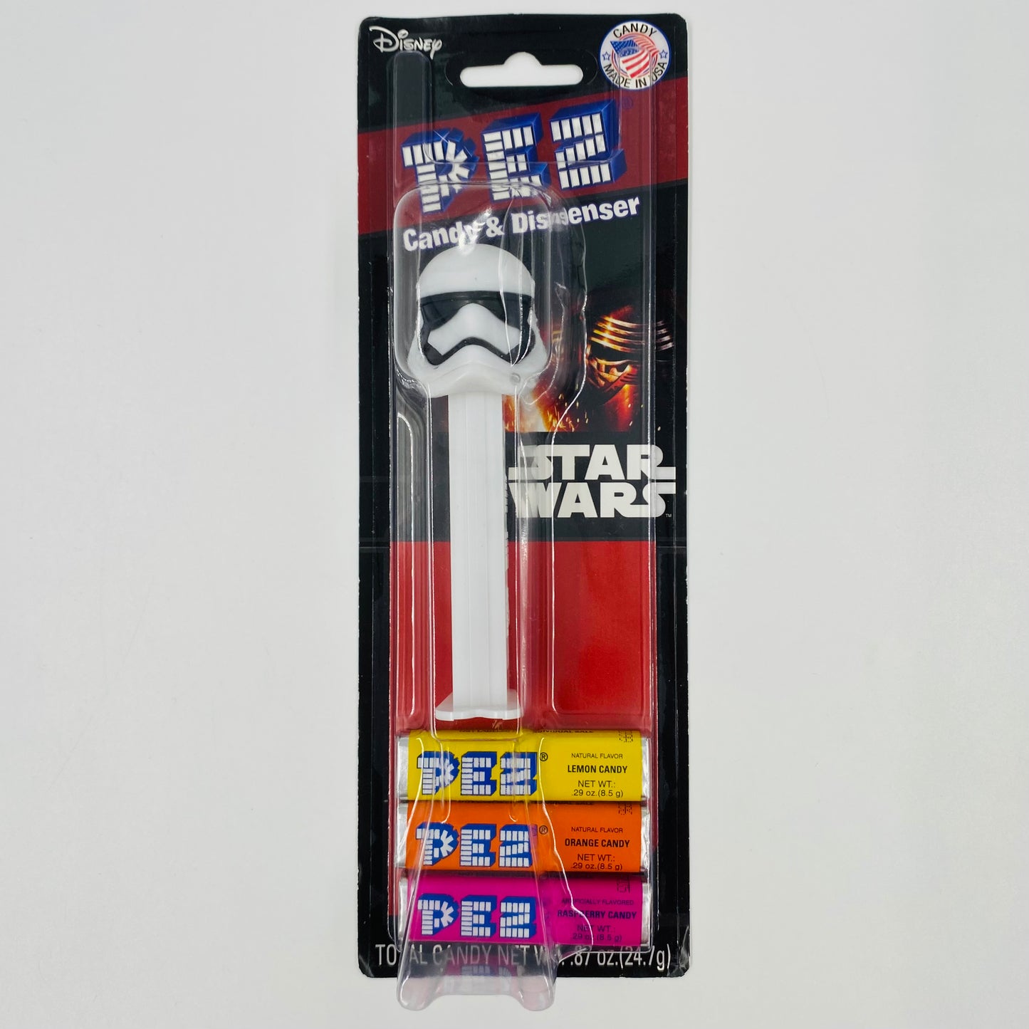 Star Wars First Order Stormtrooper PEZ dispenser (2016) carded 7.5 China