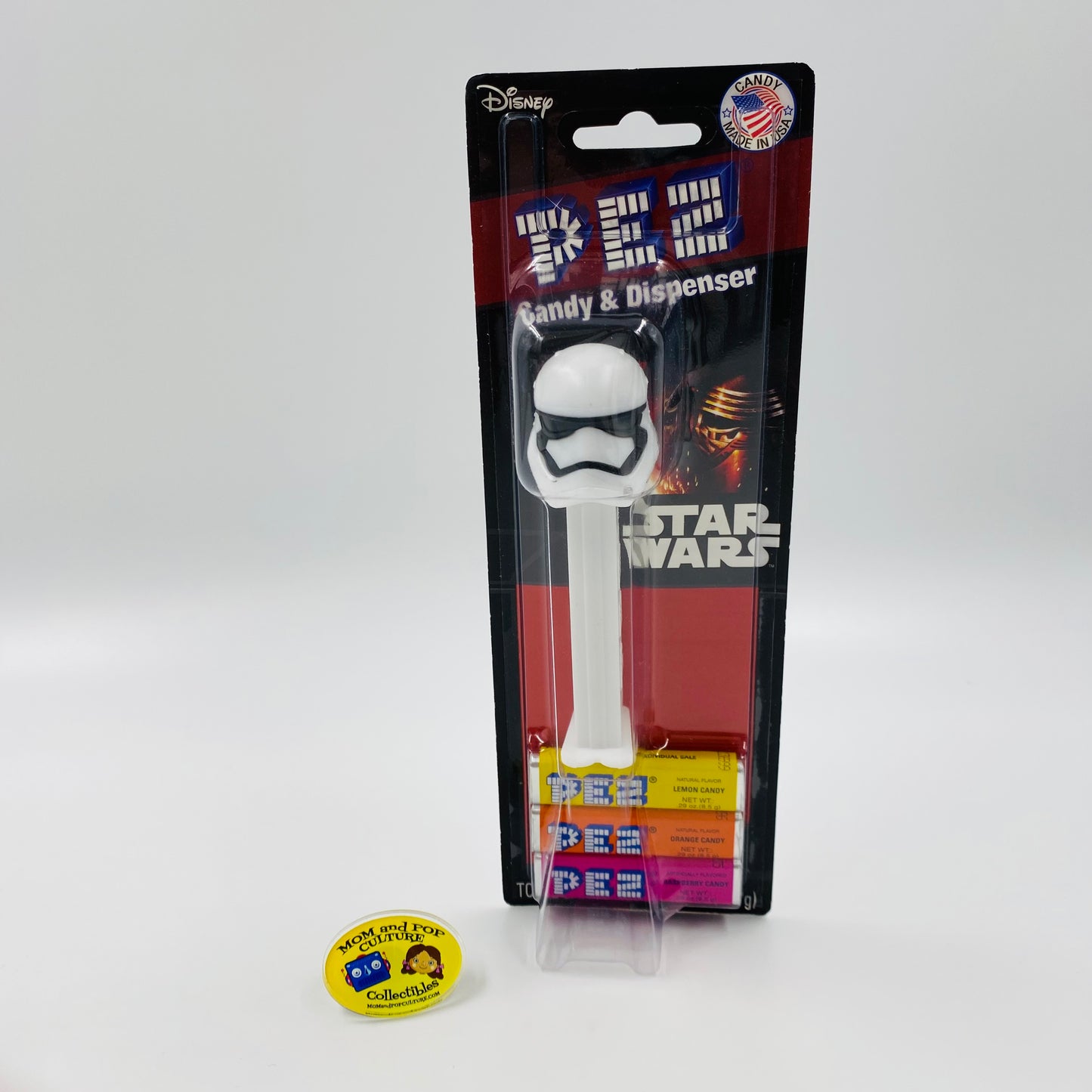 Star Wars First Order Stormtrooper PEZ dispenser (2016) carded 7.5 China