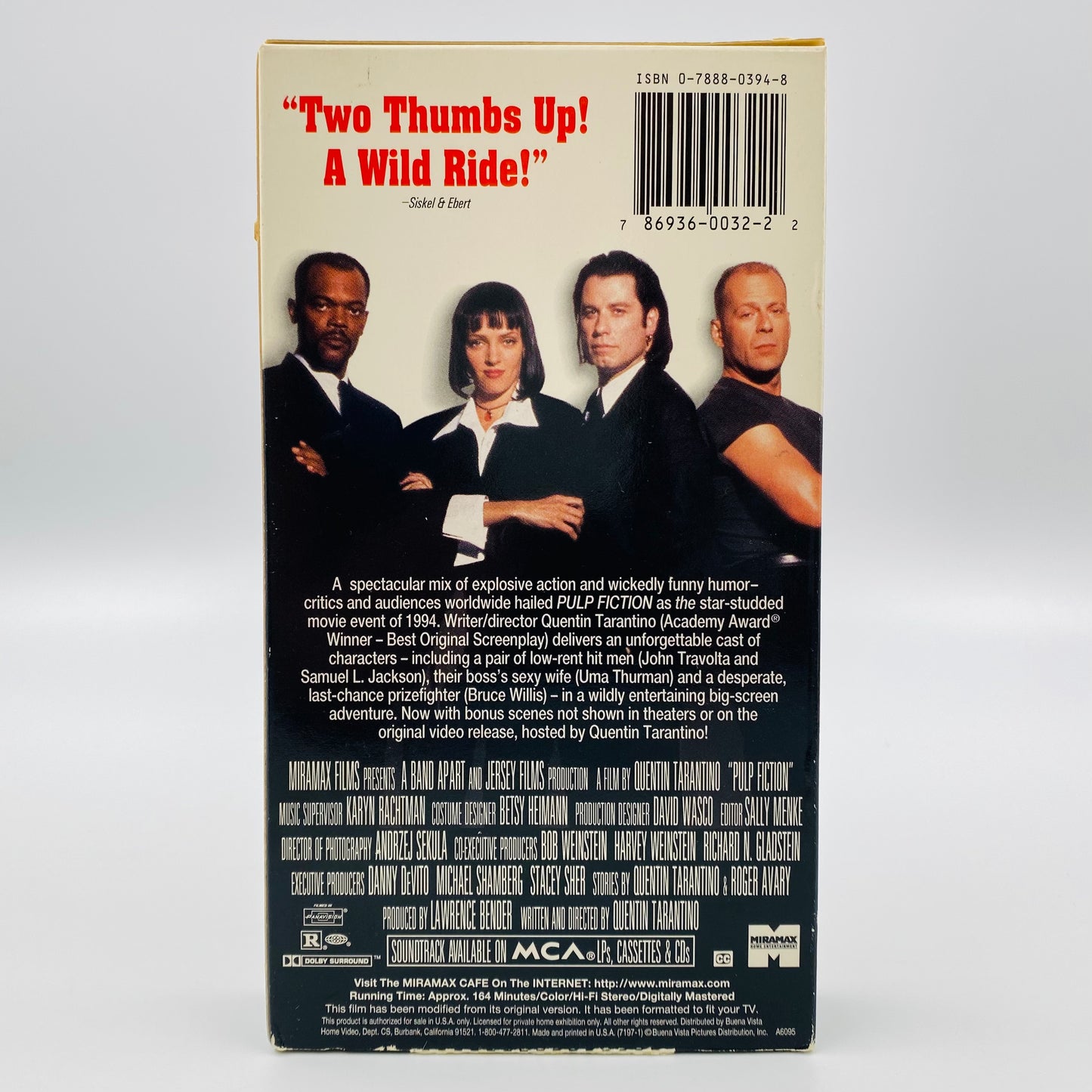 Pulp Fiction Special Collector’s Edition VHS tape (1996) Miramax Home Entertainment