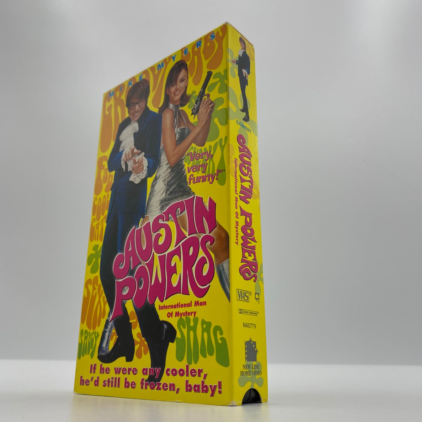 Austin Powers International Man of Mystery VHS tape (1997) New Line Home Video