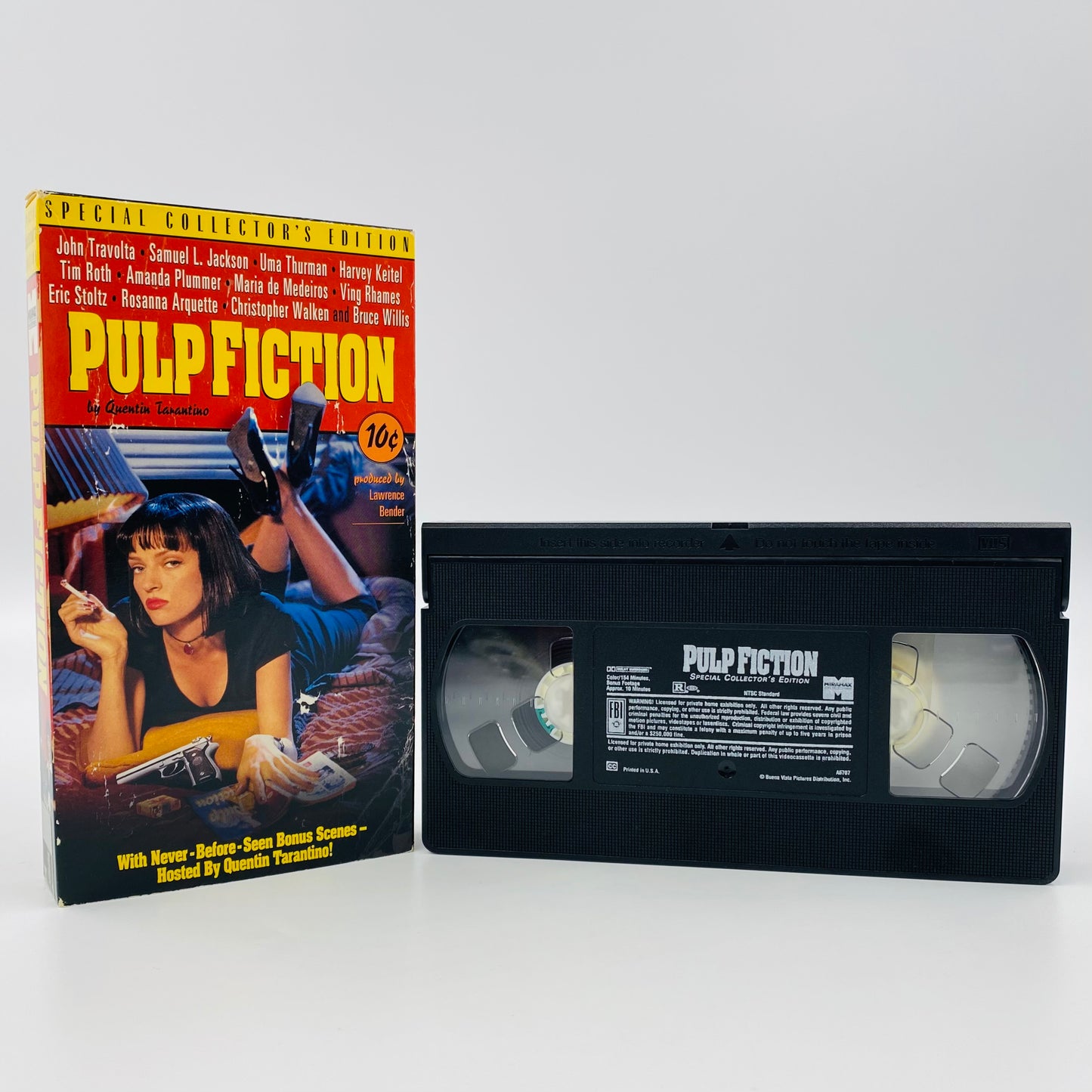 Pulp Fiction Special Collector’s Edition VHS tape (1996) Miramax Home Entertainment