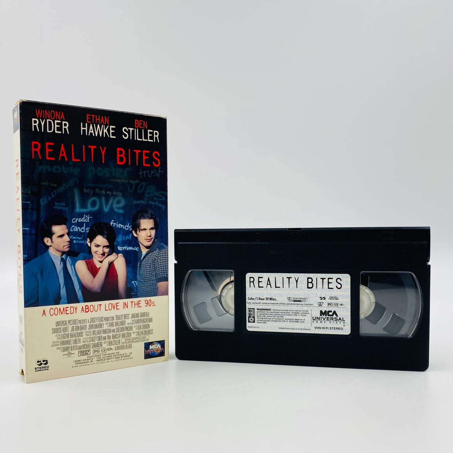 Reality Bites VHS tape (1994) MCA/Universal Home Video