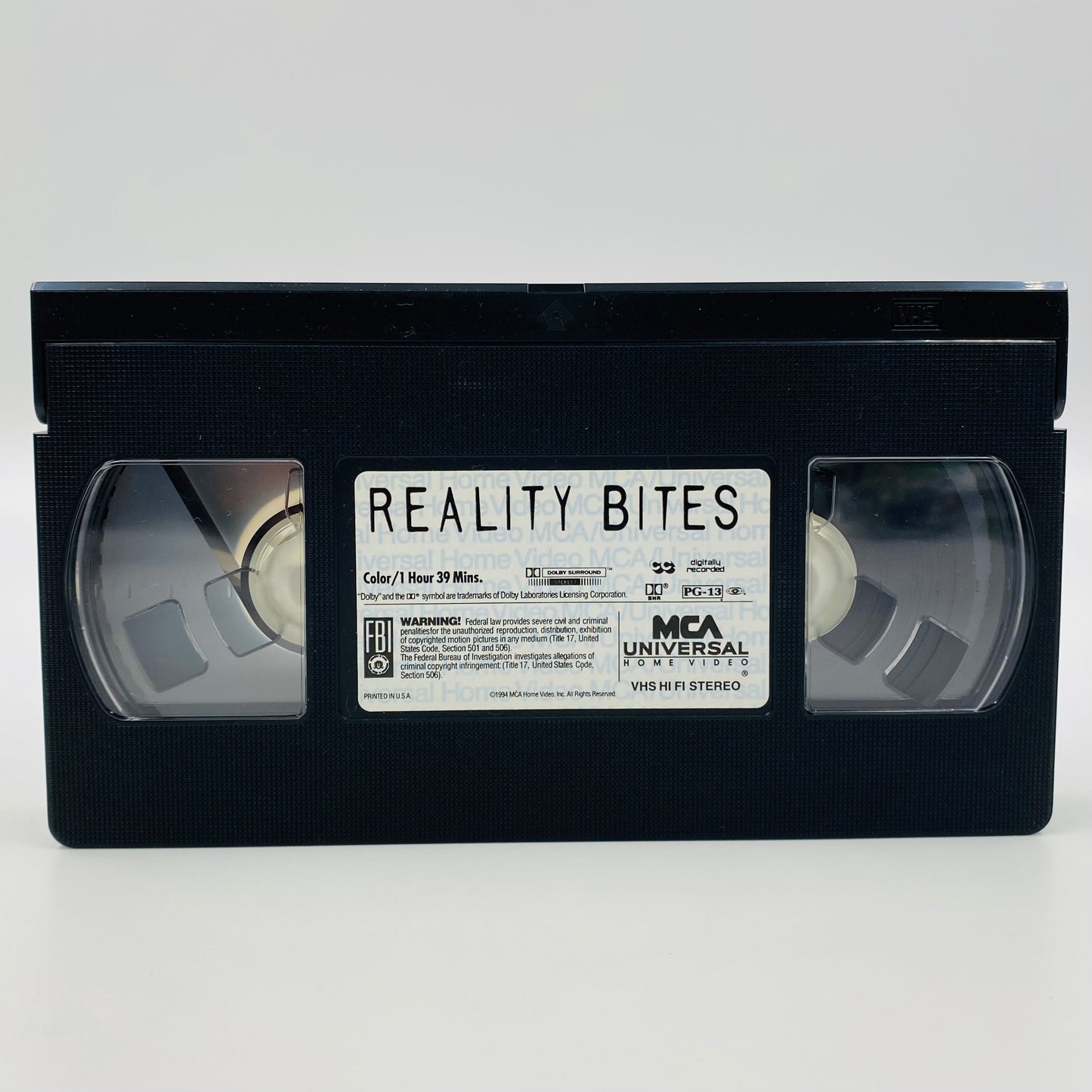 Reality Bites VHS tape (1994) MCA/Universal Home Video