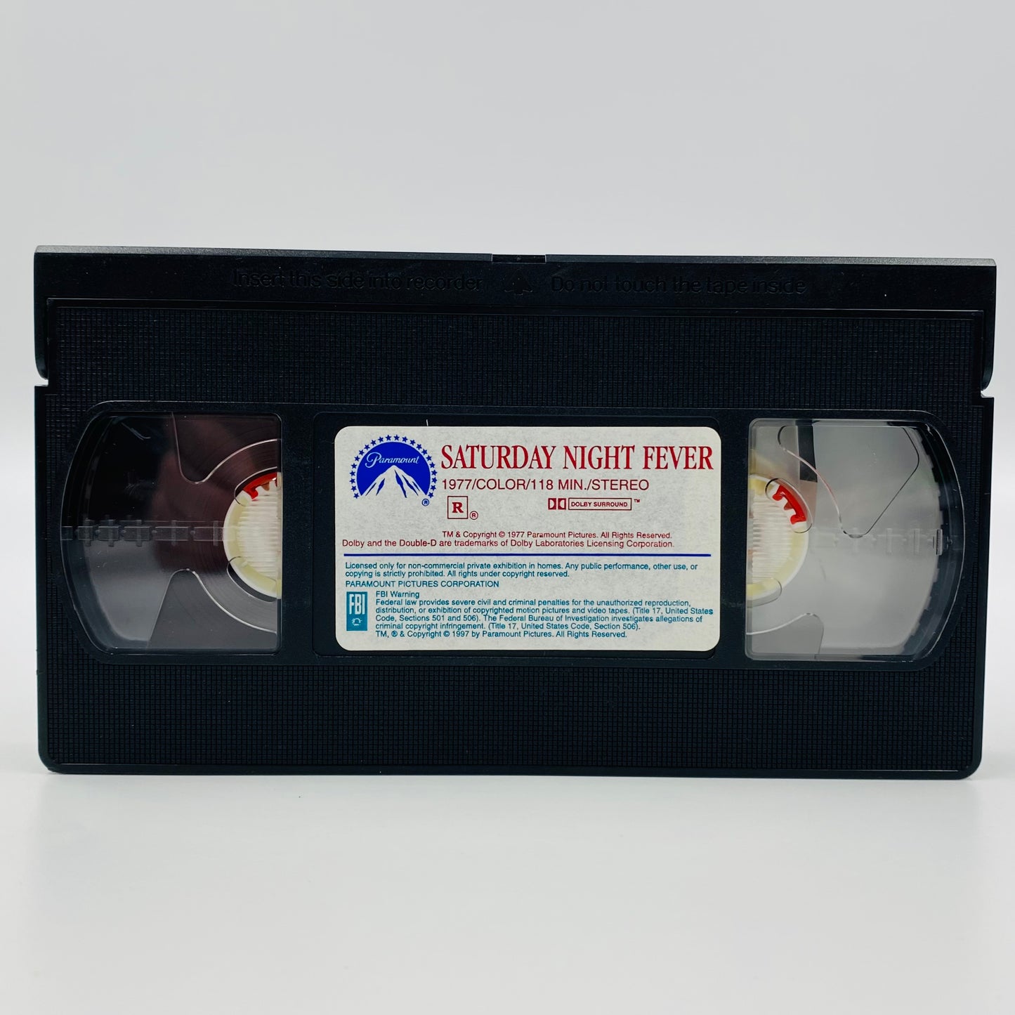 Saturday Night Fever VHS tape (1997) Paramount