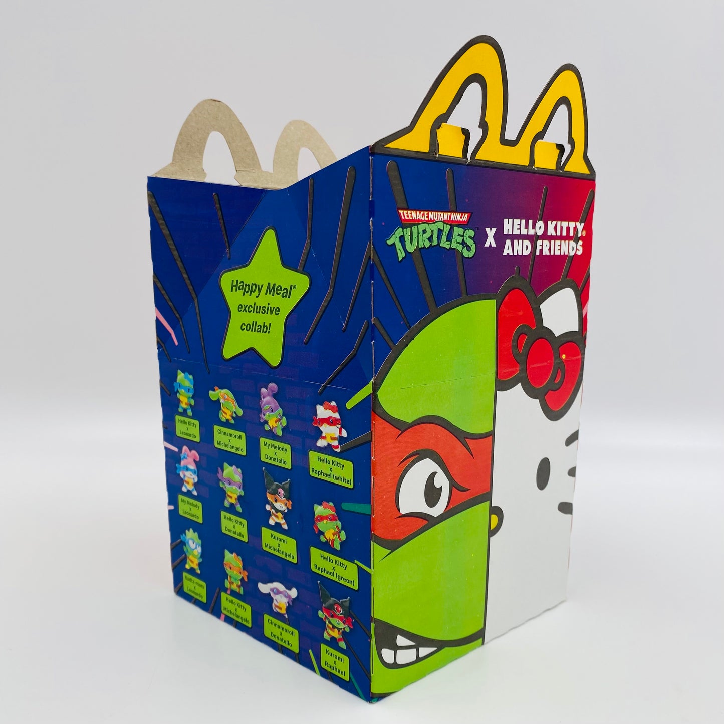 Teenage Mutant Ninja Turtles x Hello Kitty McDonald's Happy Meal box (2025)