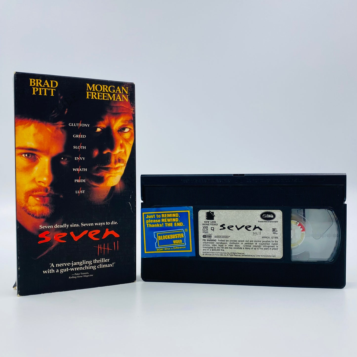 Seven VHS tape (1996) New Line Home Video