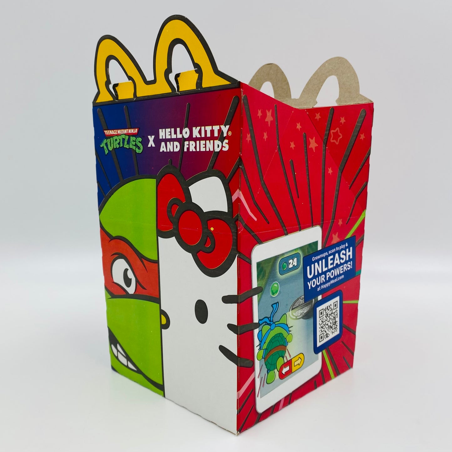 Teenage Mutant Ninja Turtles x Hello Kitty McDonald's Happy Meal box (2025)