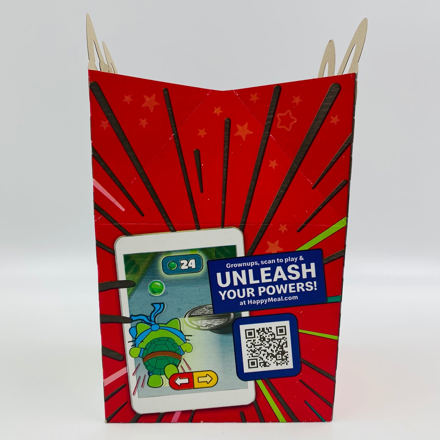 Teenage Mutant Ninja Turtles x Hello Kitty McDonald's Happy Meal box (2025)