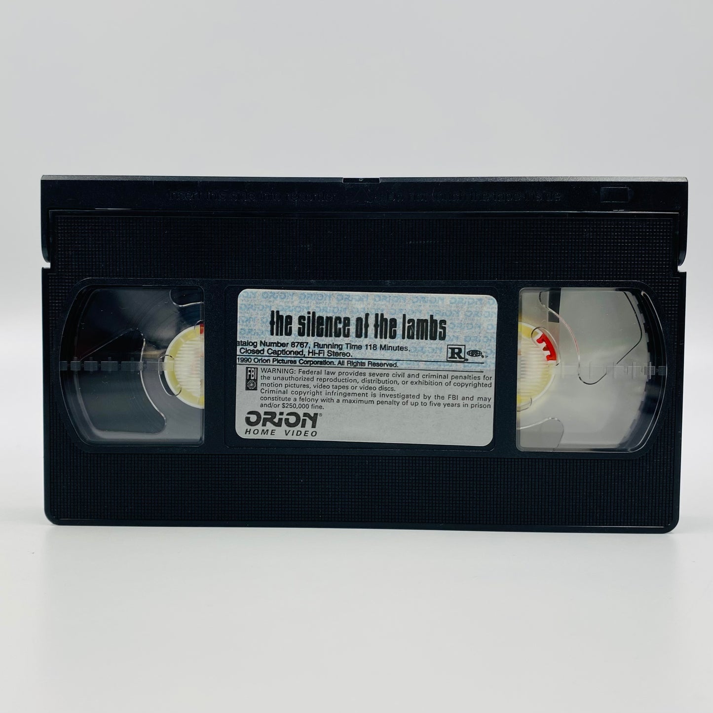 Silence of the Lambs VHS tape (1991) Orion Home Video