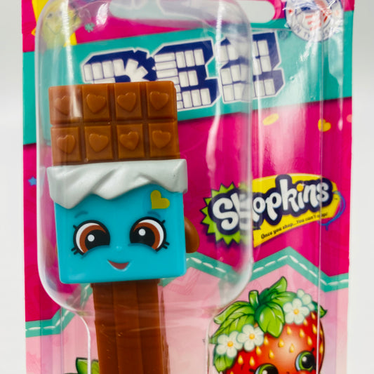Shopkins Cheeky Chocolate PEZ dispenser (2018) short card 7.5 China