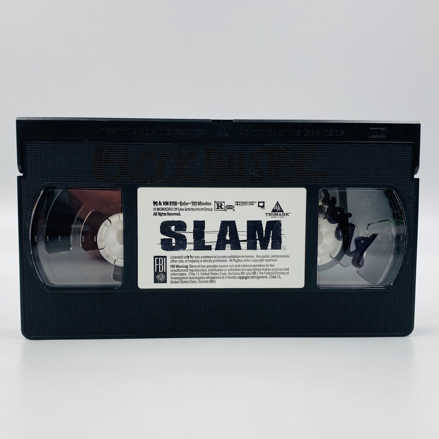 Slam VHS tape (1999) Trimark Home Video