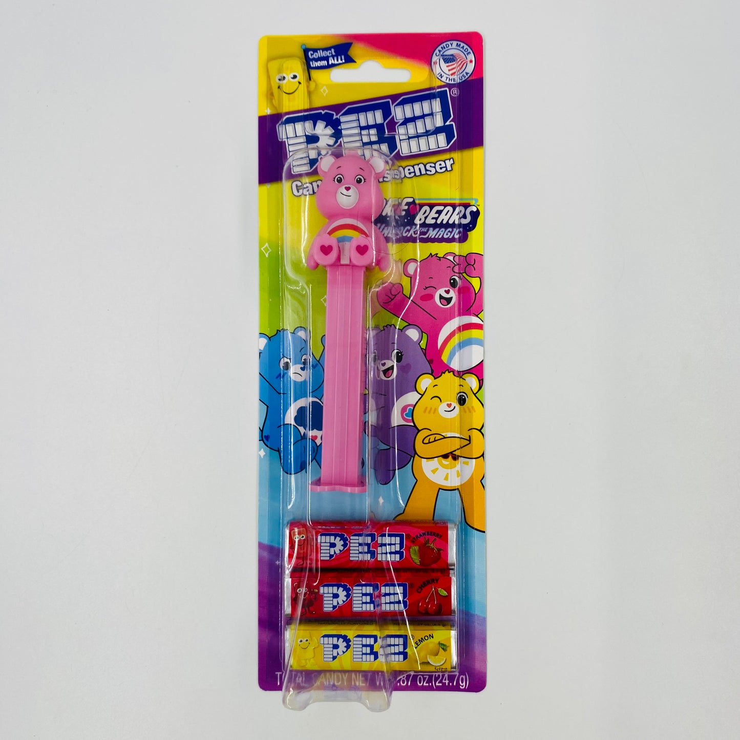 Care Bears Cheer Bear PEZ dispenser (2022) carded 7.5 China