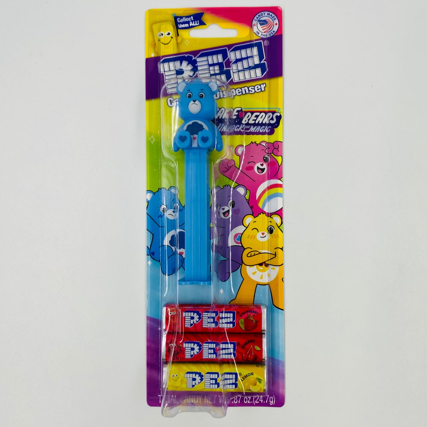 Care Bears Grumpy Bear PEZ dispenser (2022) carded 7.5 China