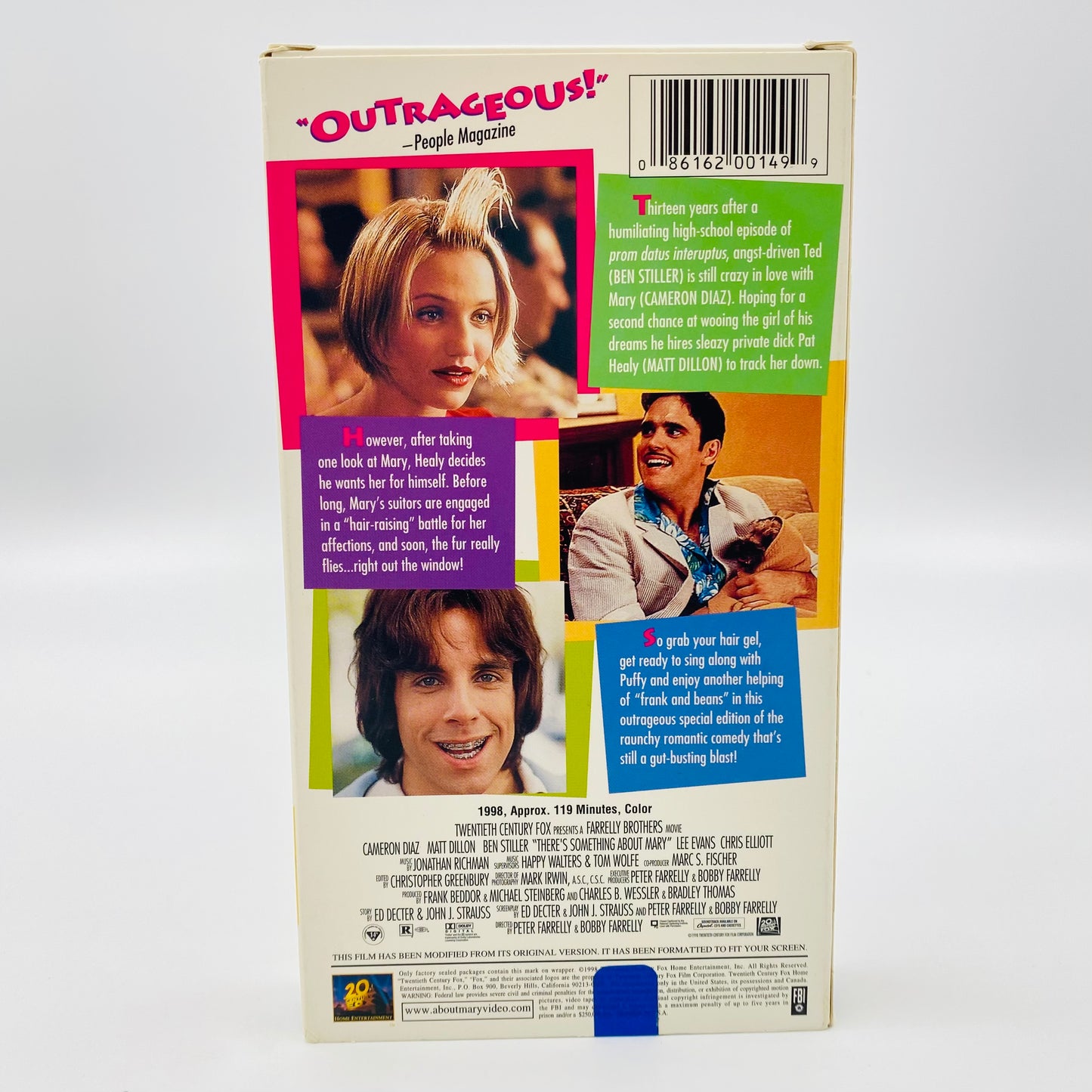There’s Something About Mary Special Edition VHS tape (1999) 20th Century Fox Home Entertainment