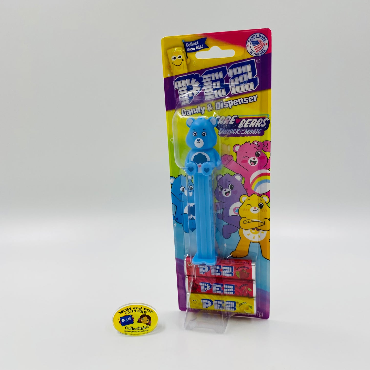 Care Bears Grumpy Bear PEZ dispenser (2022) carded 7.5 China