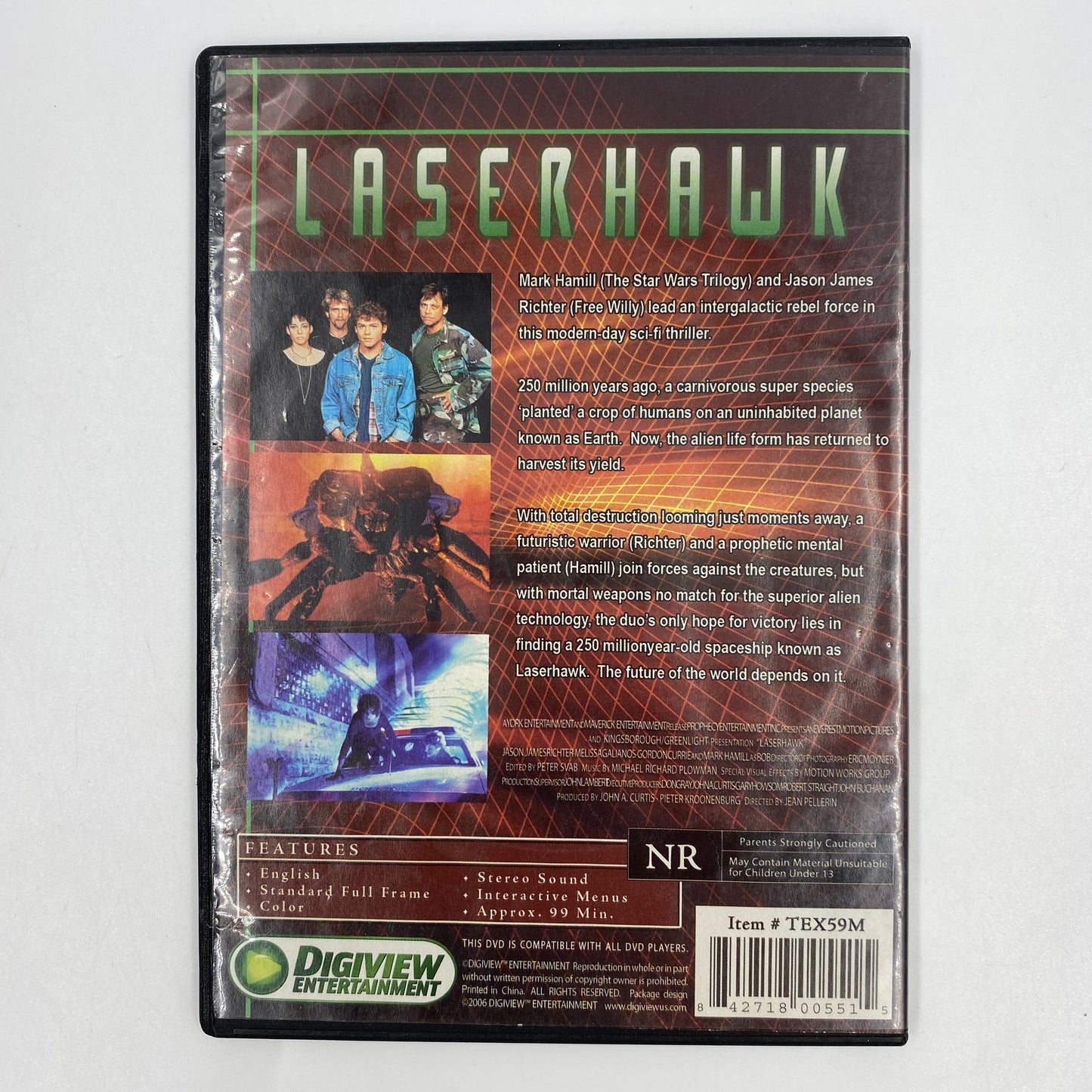 Laserhawk unsealed DVD (2006) Digiview Entertainment