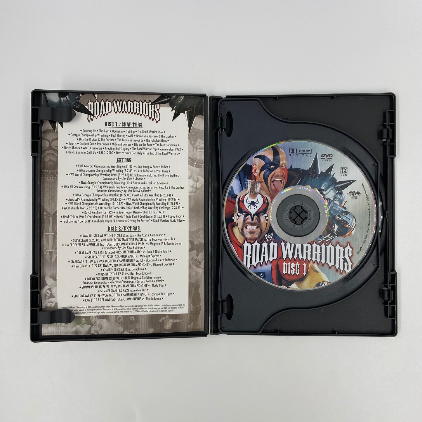 Road Warriors unsealed DVD (2005) WWE Home Video