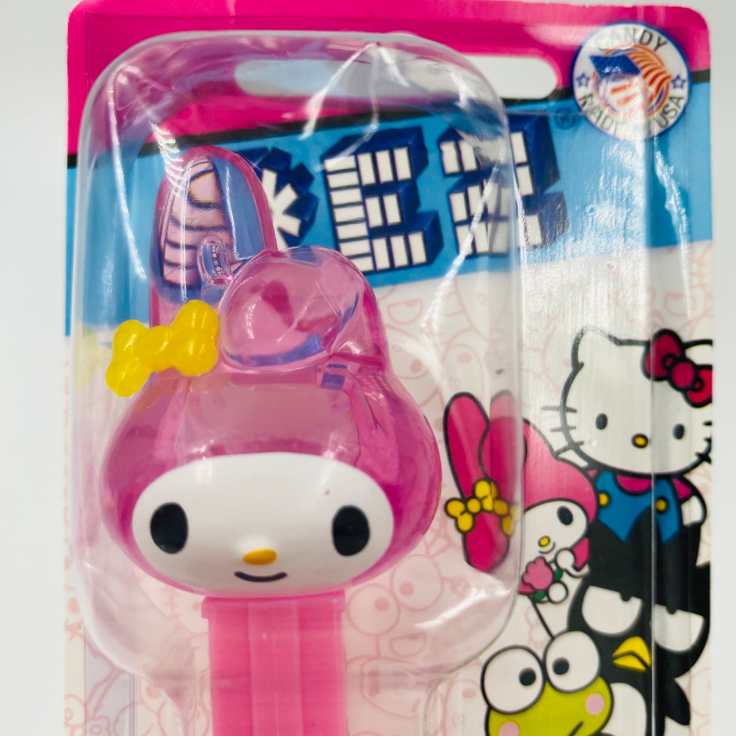 Hello Kitty Crystal My Melody PEZ dispenser (2007) short card 7.5 Hungary