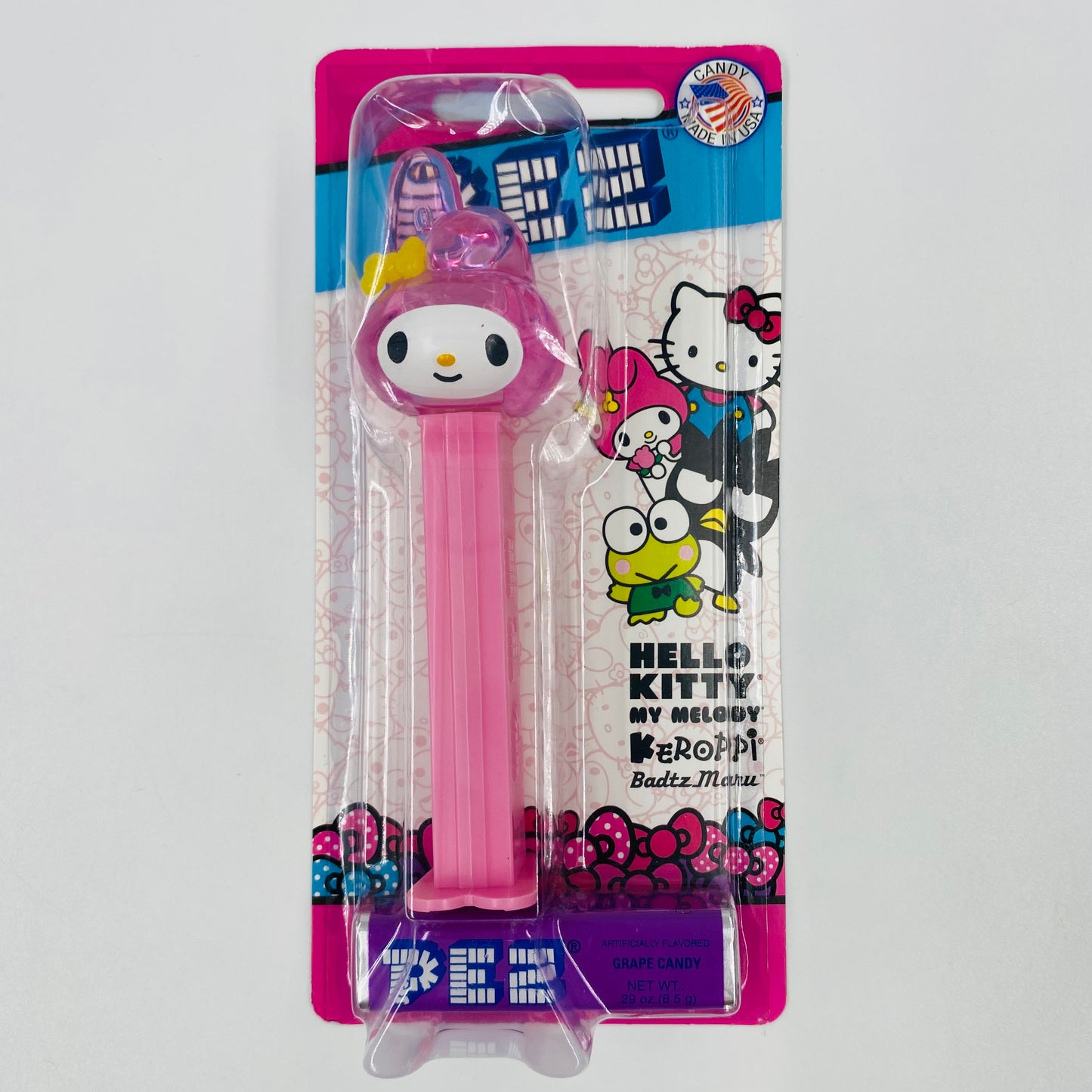 Hello Kitty Crystal My Melody PEZ dispenser (2007) short card 7.5 Hungary