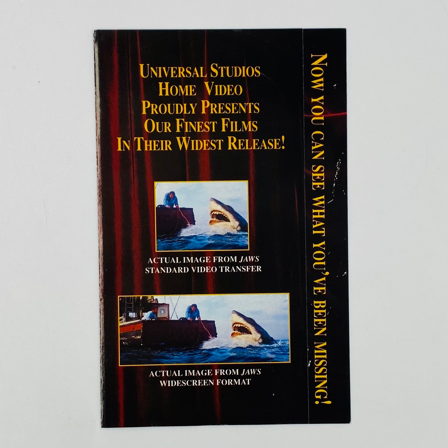 12 Monkeys widescreen edition VHS tape with window decal/sticker (1997) Universal