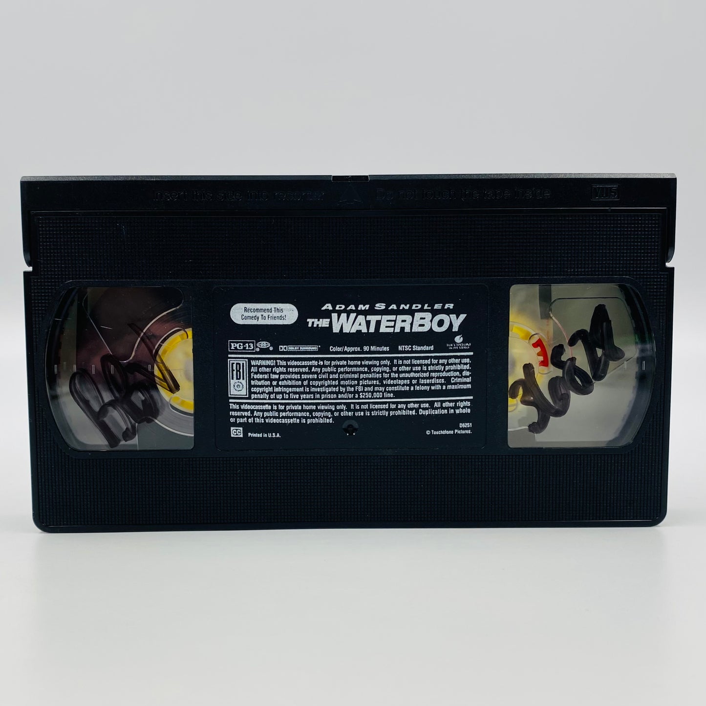 The Waterboy VHS tape (1999) Touchstone Home Video