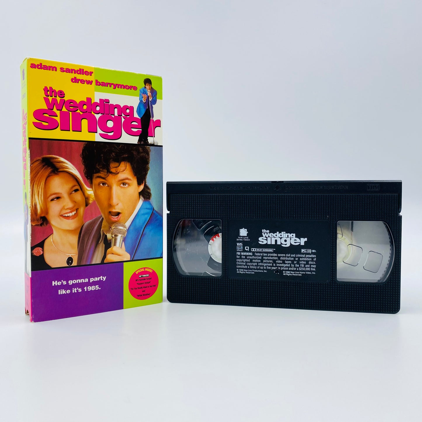 The Wedding Singer VHS tape (1998) New Line Home Video