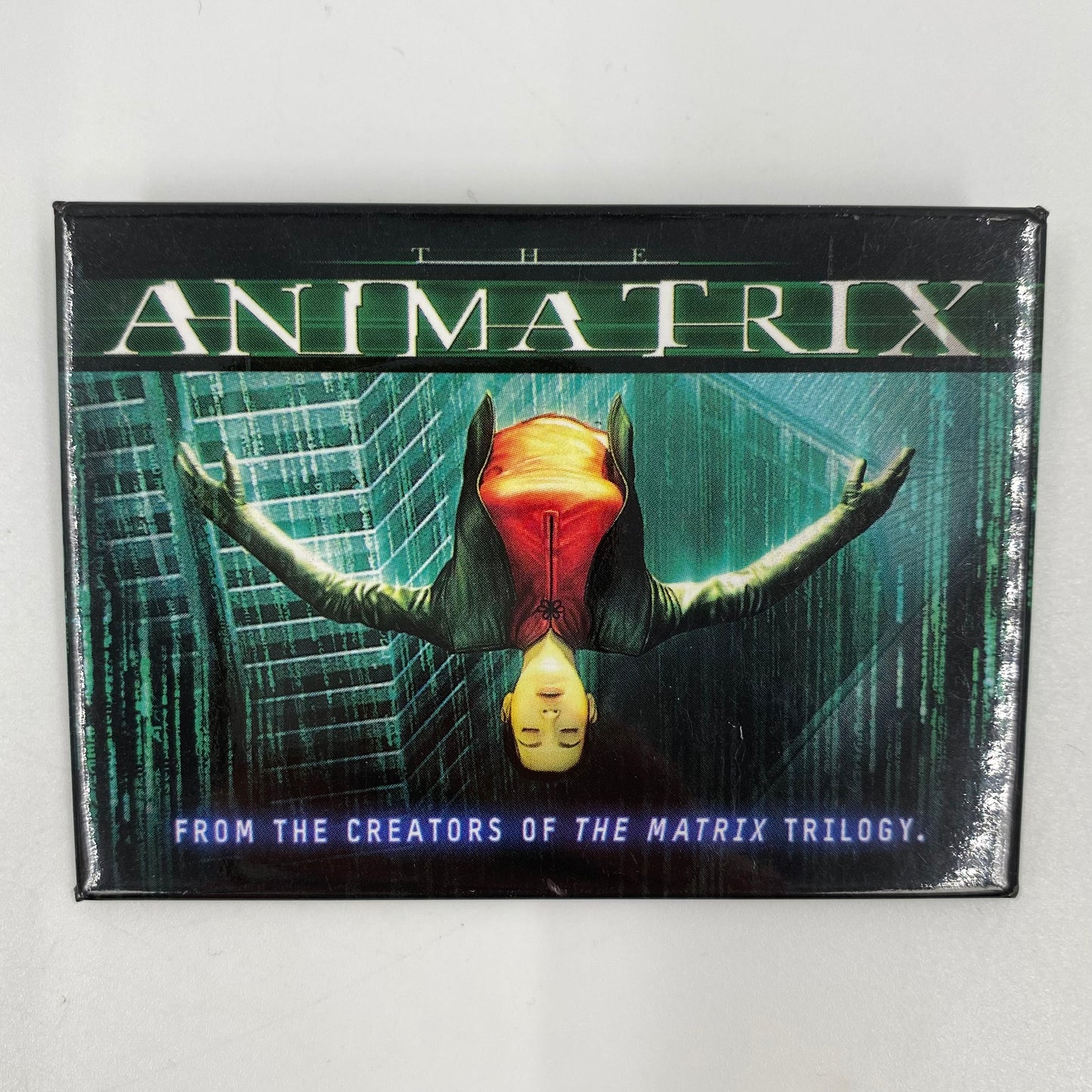 Animatrix promo pinback button (2003)