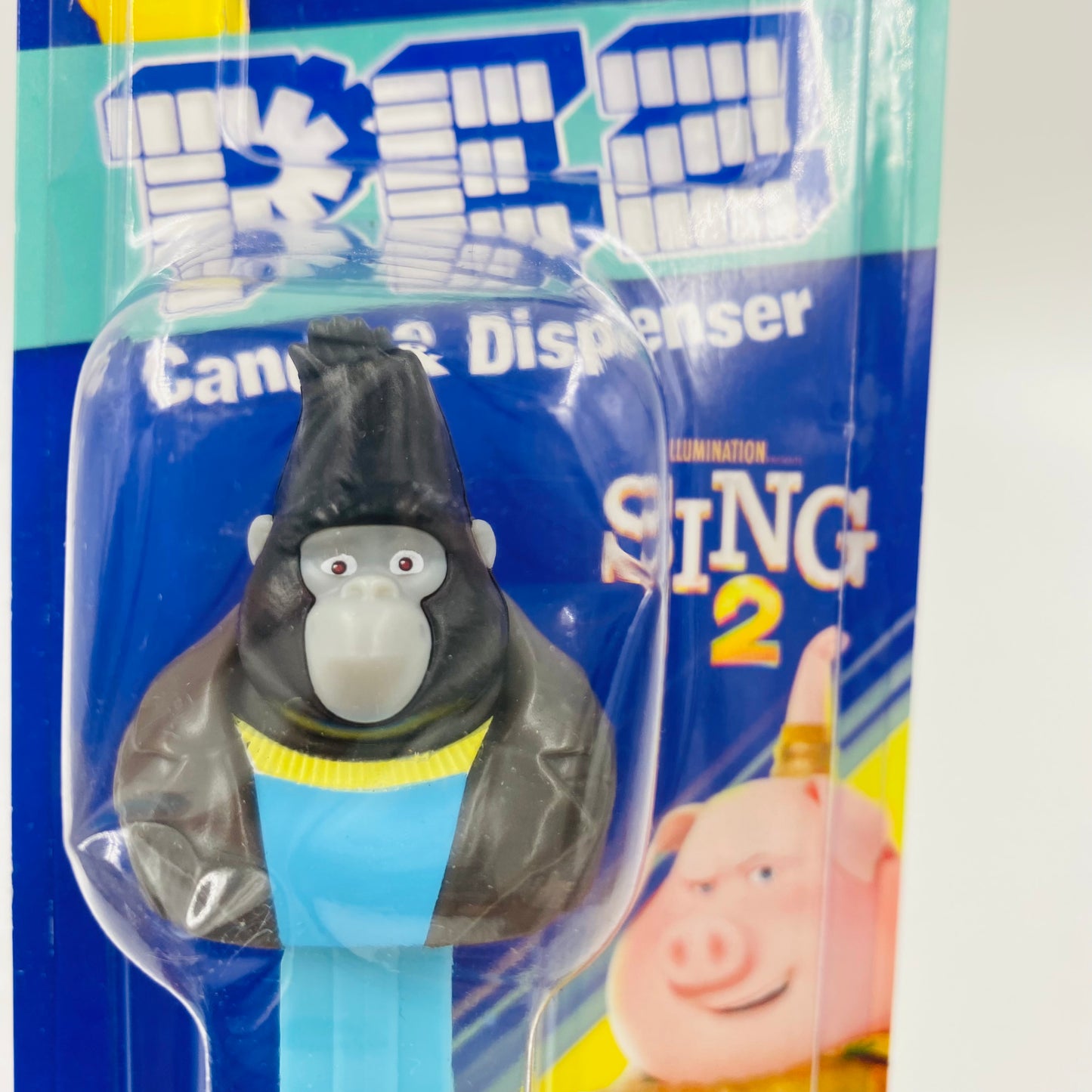 Sing 2 Johnny PEZ dispenser (2021) carded 7.5 China