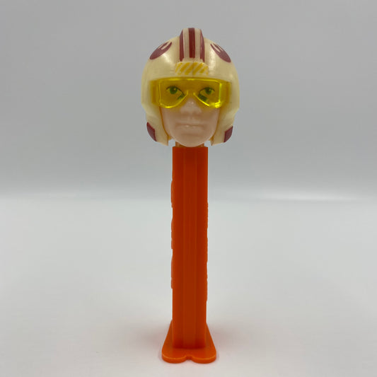 Star Wars Luke Skywalker X-Wing Pilot yellow visor PEZ dispenser (1999) loose