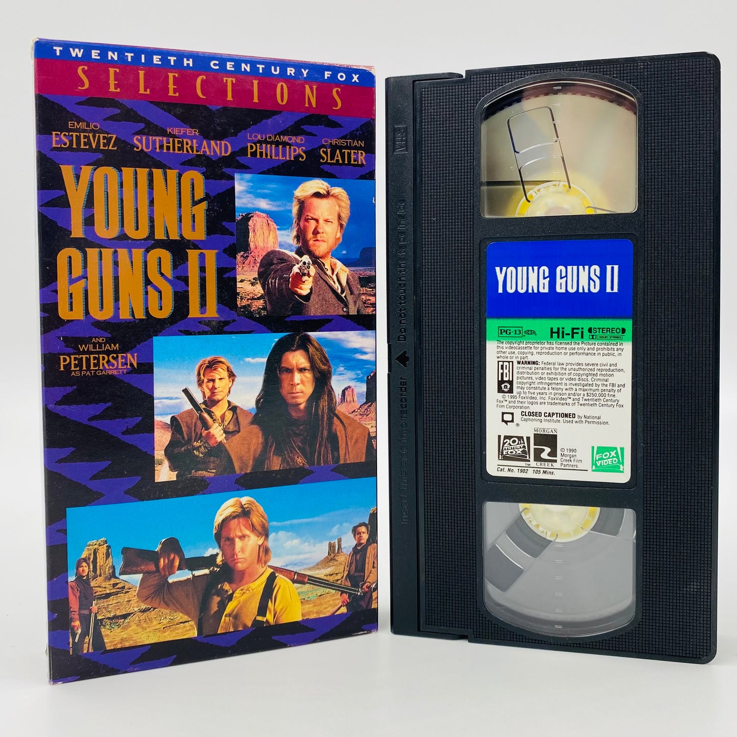 Young Guns II VHS tape (1995) Fox Video