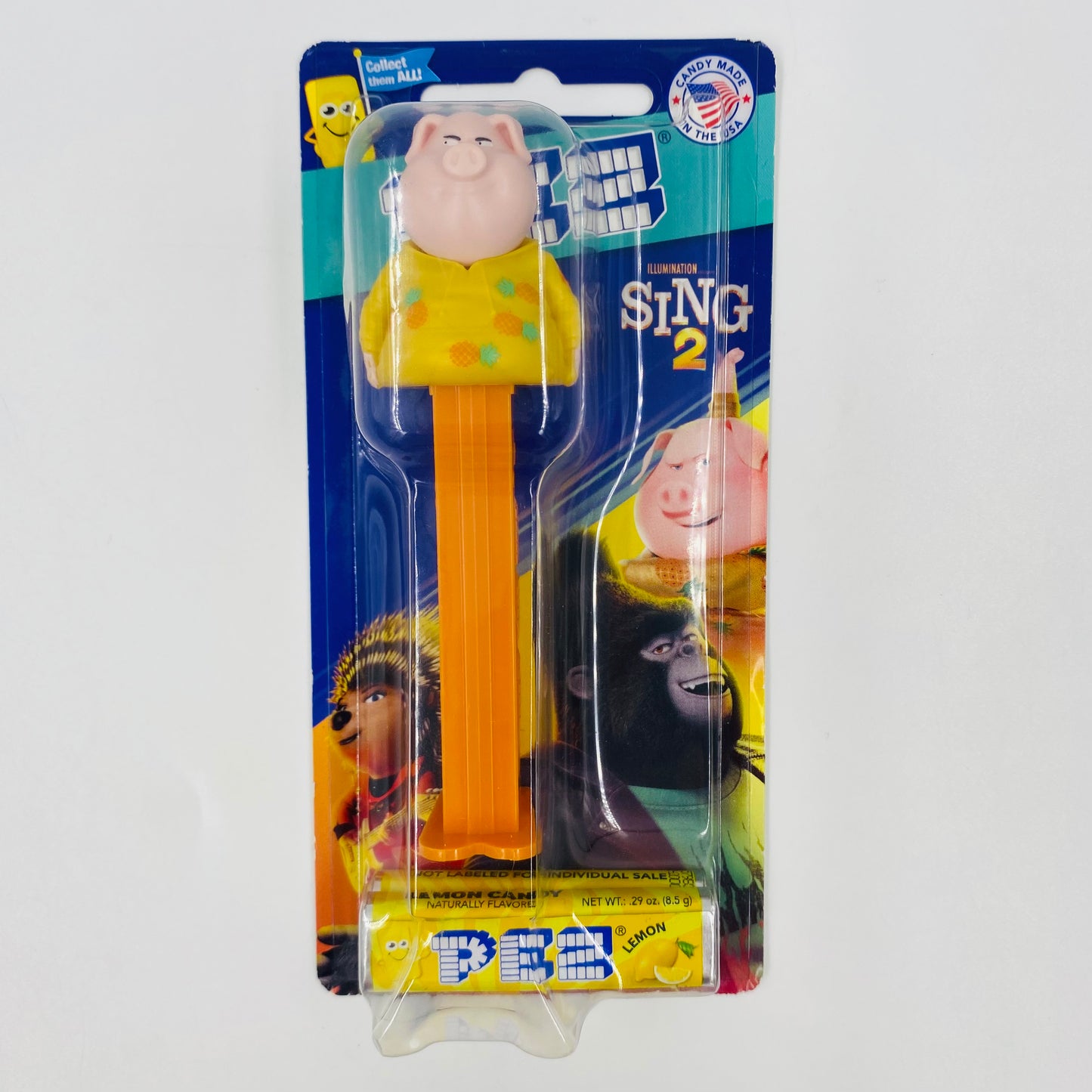 Sing 2 Gunter PEZ dispenser (2021) short card 7.5 Hungary
