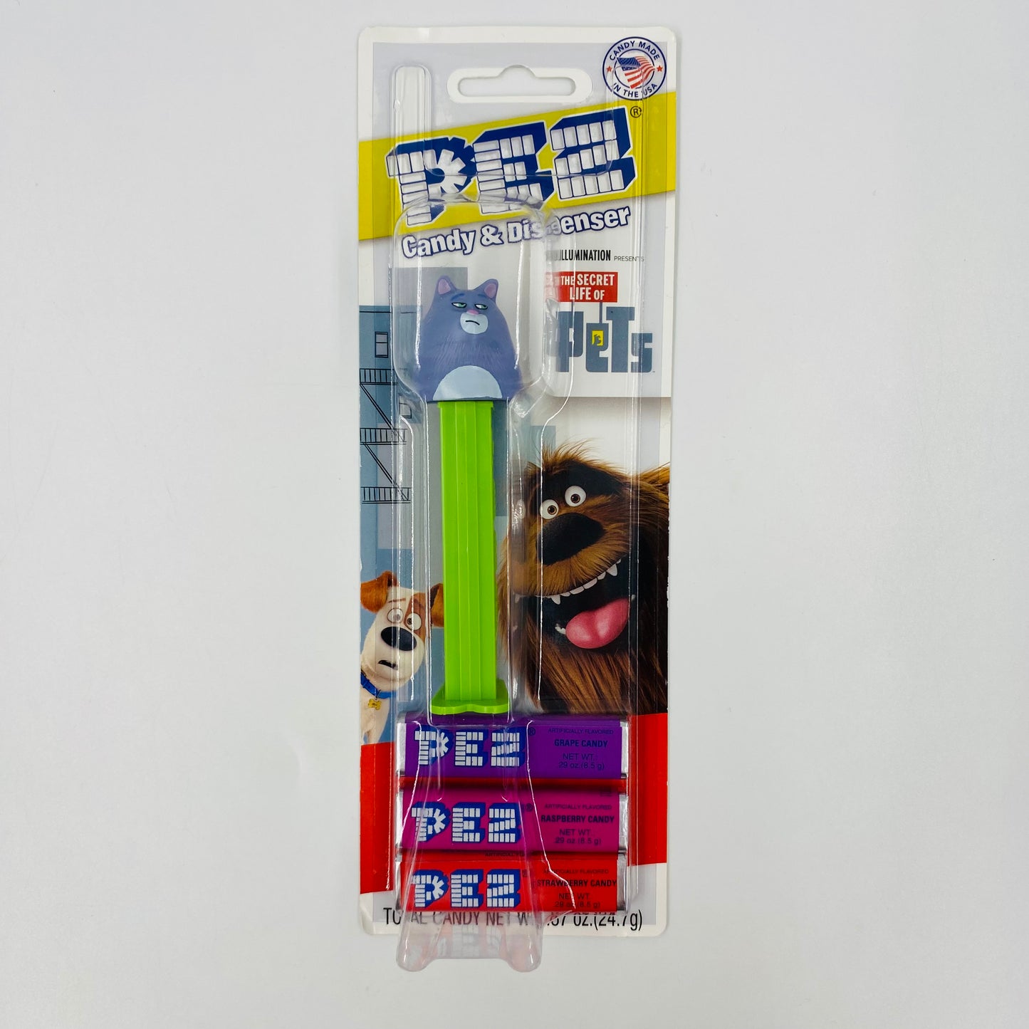 Secret Life of Pets Chloe PEZ dispenser (2016) carded 7.5 Hungary
