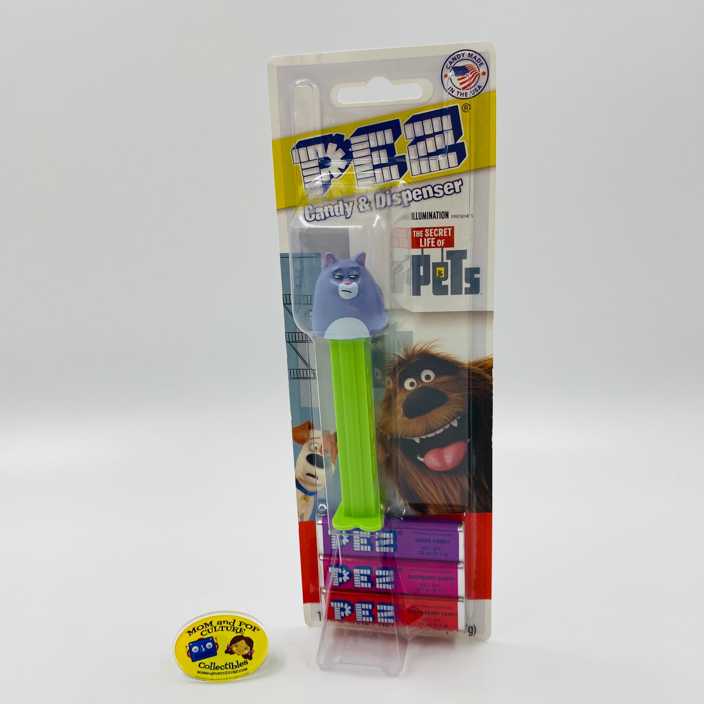 Secret Life of Pets Chloe PEZ dispenser (2016) carded 7.5 Hungary