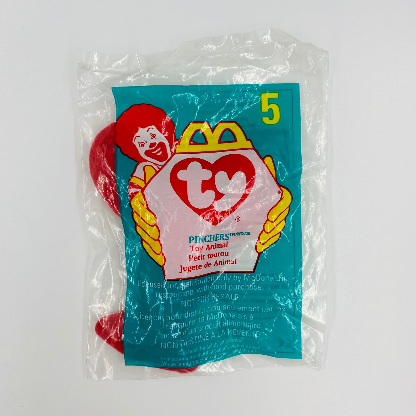 Teenie Beanie Babies complete set of 12 McDonald's Happy Meal bean bag plush toy animals (1998) bagged