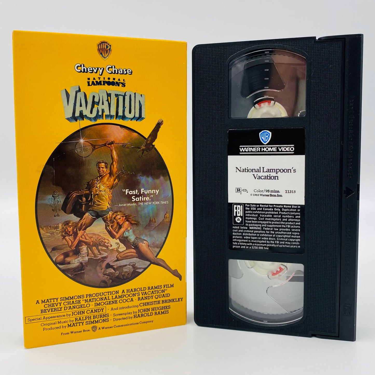 Vacation, European Vacation & Christmas Vacation VHS tape box set (1991) Warner Home Video